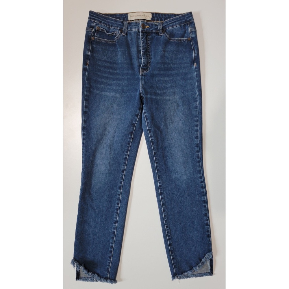 Soft Surroundings High Rise Ankle Length Jeans